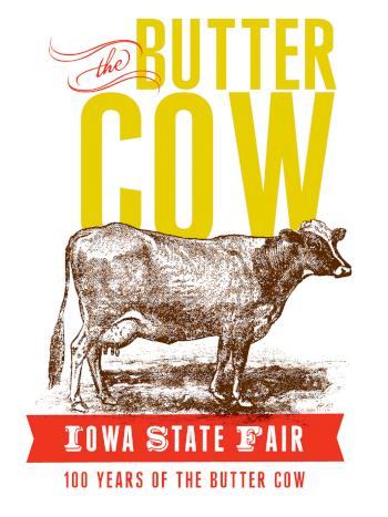 Butter Cow at the Iowa State Fair